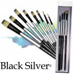 Black Silver Brush Sets