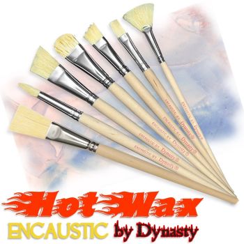 Encaustic Hot Wax Brushes by Dynasty