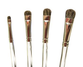 Set Of All 4 Mezzaluna Brushes